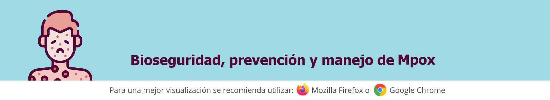 Curso Bioseguridad, prevención y manejo de Mpox