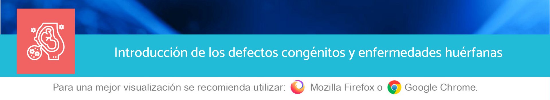 Introducción de los defectos congénitos y enfermedades huérfanas